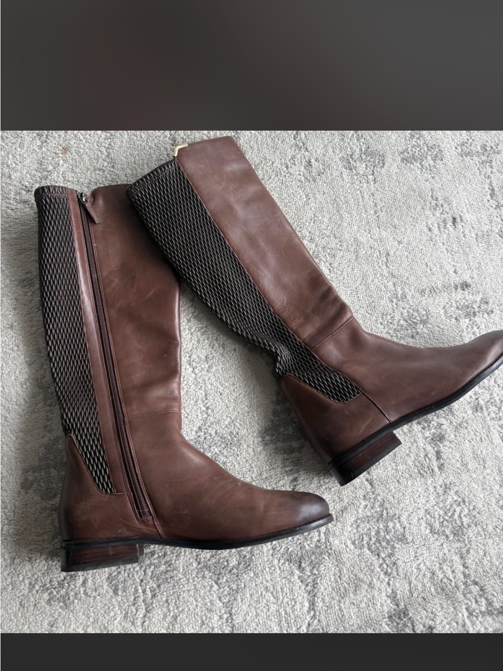 Cole Haan Brown Knee High leather Riding Boots